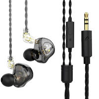 QKZ AK6-Max หูฟังอินเอียร์ ระบบเสียง HI-FI Earphone in ear Smalltalk หูฟังถอดสายได้ หูฟังเกมมิ่ง ไมด์โครโฟนในตัว สายยาว 1.25 เมตร