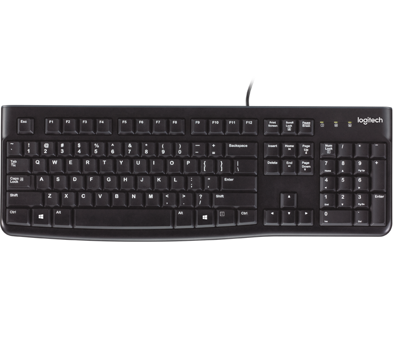 (พร้อมส่ง) Logitech K120 Wired Keyboard คีย์บอร์ดมีสายรุ่นมาตรฐาน สกรีน TH/ENG ประกันศูนย์ไทย 3 ปี by MP2002