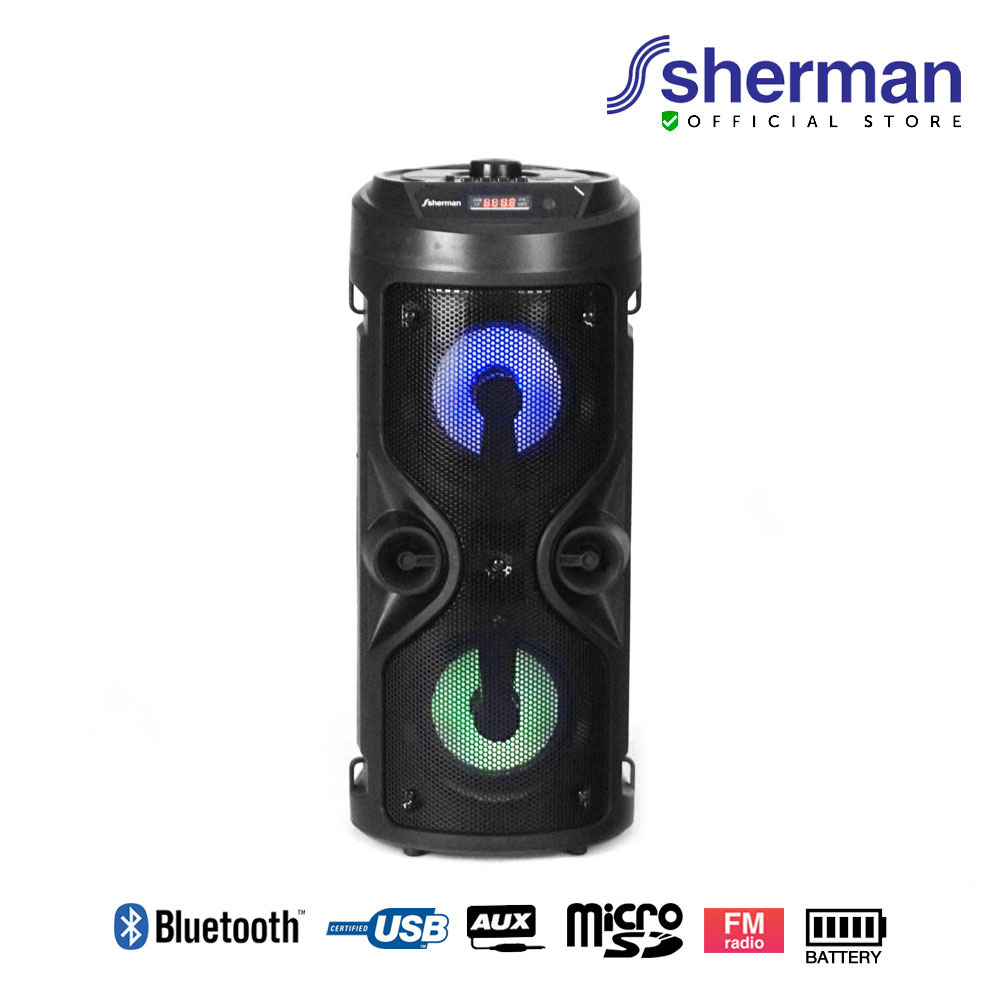 Sherman ลำโพงพกพา Bluetooth รุ่น J-2222 ราคา 790 บาท*ส่งฟรี