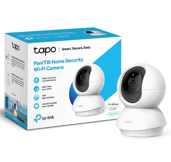 TP-LINK TAPO C210 PAN/TILT HOME SECURITY WI-FI CAMERA รับประกัน 2 ปี ราคา 590 บาท*ส่งฟรี