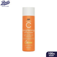 [ส่งฟรี]Boots Vitamin C Brightening Toning Water บู๊ทส์ วิตามิน ซี ไบรท์เทนนิ่ง โทนนิ่ง วอเตอร์ 400มล.