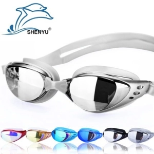 สินค้า แว่นตาว่ายน้ำ แว่นว่ายน้ำ แว่นตาดำน้ำ ป้องกัน UV ป้องกันการรั่วซึม แว่นตาสำหรับผู้ใหญ่ เด็กโต มี 6 สีให้เลือก