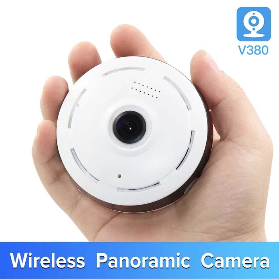 ใหม่อัพเกรด HD2.0MP Full View WIFI 360 องศา Two WAY Audio Panoramic 1080P Fisheye กล้องสมาร์ทไร้สาย V380S