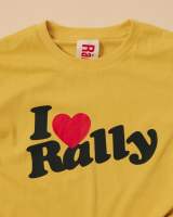 I Love Rally Tee - เสื้อยืดทรงวินเทจลายโลโก้