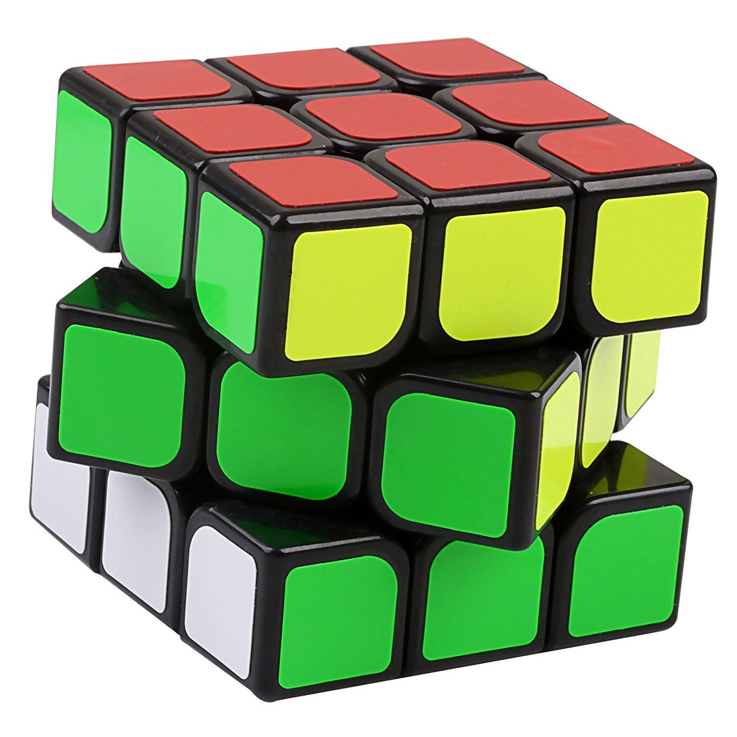 BEST ลูกบิด รูบิคผึกสมอง ทรงลูกบาศก์ 3x3x3 ฝึกสมอง เพิ่มไอคิว ลื่น ทน (DianSheng White Rubik's Cube Magic Square 3 Layers)