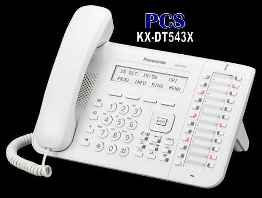 Panasonic เครื่องโทรศัพท์แบบคียร์ รุ่น KX-DT543 โทรศัพท์Panasonic สำหรับตั้งค่าต่างๆ ควบคุมตู้สาขา ทำหน้าที่เป็น operator ( Panasonic Digital Key Telephone) ราคา 12,000 บาท*ส่งฟรี