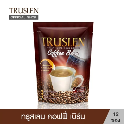 TRUSLEN COFFEE BERN ทรูสเลน คอฟฟี่ เบิร์น (1 ถุงมี 12 ซอง) (EXP 12/21)