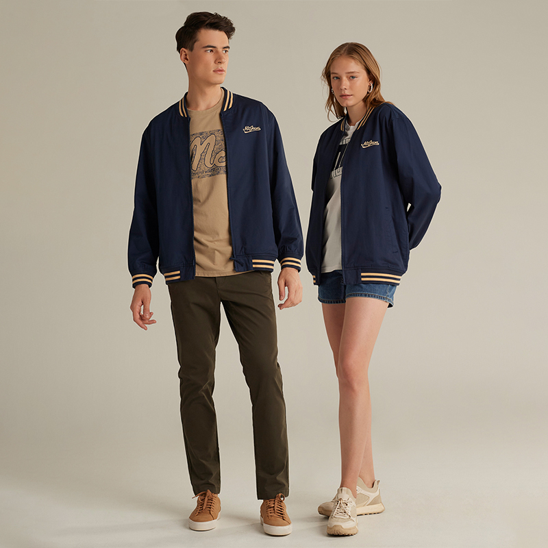 Mc JEANS เสื้อแจ็คเก็ตบอมเบอร์ Unisex แขนยาว MJCP049 ราคา 1,595 บาท*ส่งฟรี