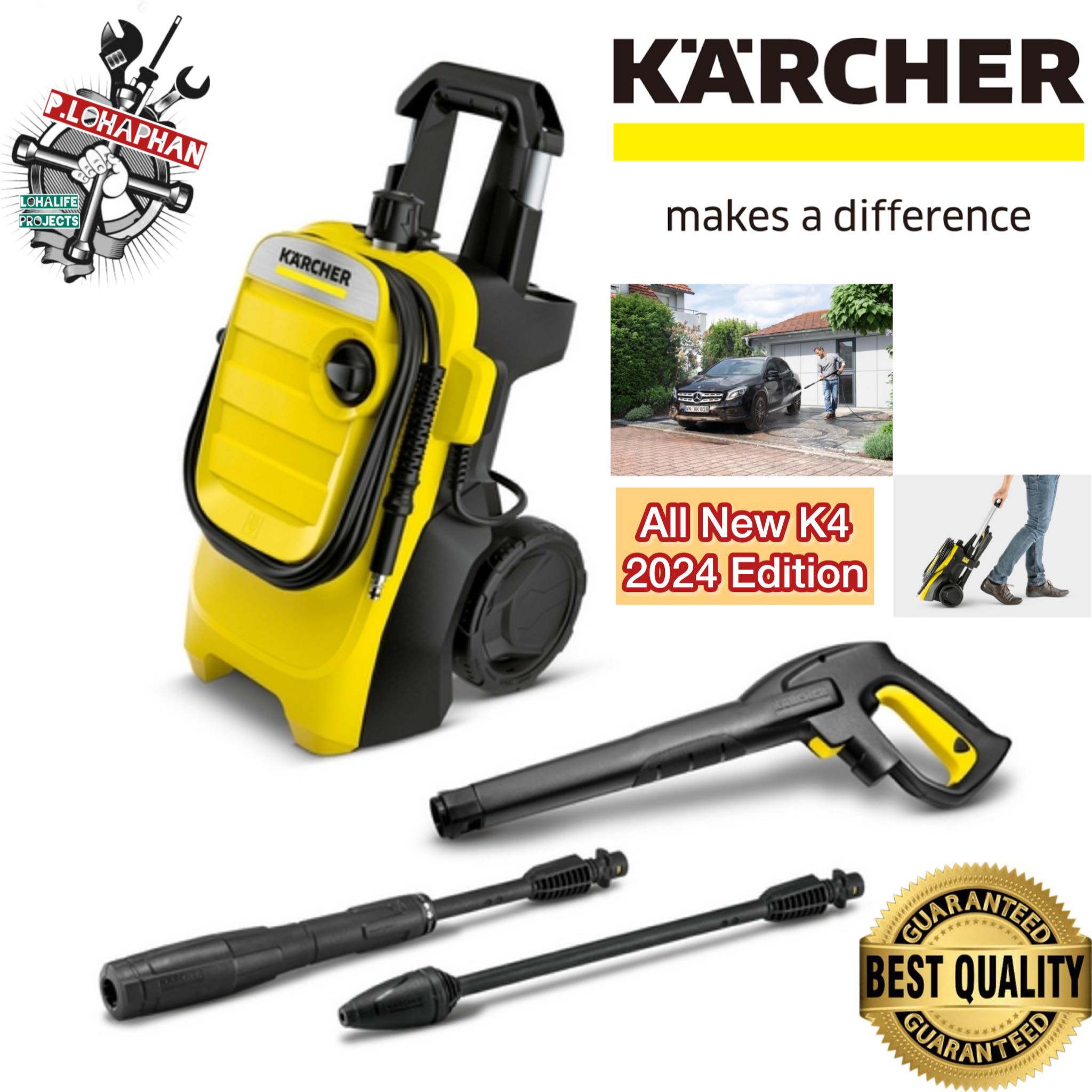 Karcher high pressure washer K4 / 2024 edition flow rate 420 l/hr. #1-year warranty # made in Germany ราคา 13,500 บาท*ส่งฟรี