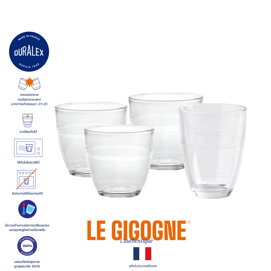 Duralex Le Gigogne Tumbler ราคา 77 บาท*ส่งฟรี