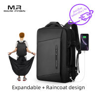 MARK RYDEN กระเป๋าเป้สำหรับแล็ปท็อป 17 นิ้ว พร้อมพอร์ตชาร์จ USB ชั้นเก็บของหลายชั้น สำหรับการเดินทางในอวกาศ สำหรับผู้ชาย ป้องกันโจร รุ่น MR9299