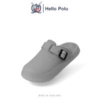 Hello Polo รองเท้าเปิดส้น รองเท้าแตะลําลอง UNISEX  พื้นหนา กันลื่น วัสดุ EVA สไตล์ทันสมัย สะดวกสบายทุกฤดู ลำลอง  HP8047