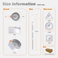 Joybos ไม้ถูพื้นหมุน Spin Mop 360 องศา ถังปั่นแห้งอัตโนมัติ ไมต้องซักมือ ชุดหัวม็อบ 3 ชิ้น ถูพื้นแบบหมุนได้
