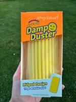 Damp Duster 🇺🇸🇺🇸 Scrub Daddy   ฟองน้ำอเนกประสงค์ ดักจับฝุ่น นำเข้าจากอังกฤษ 🇬🇧 ฟองน้ำมหัสจรรย์ ฟองน้ำถูฝุ่น