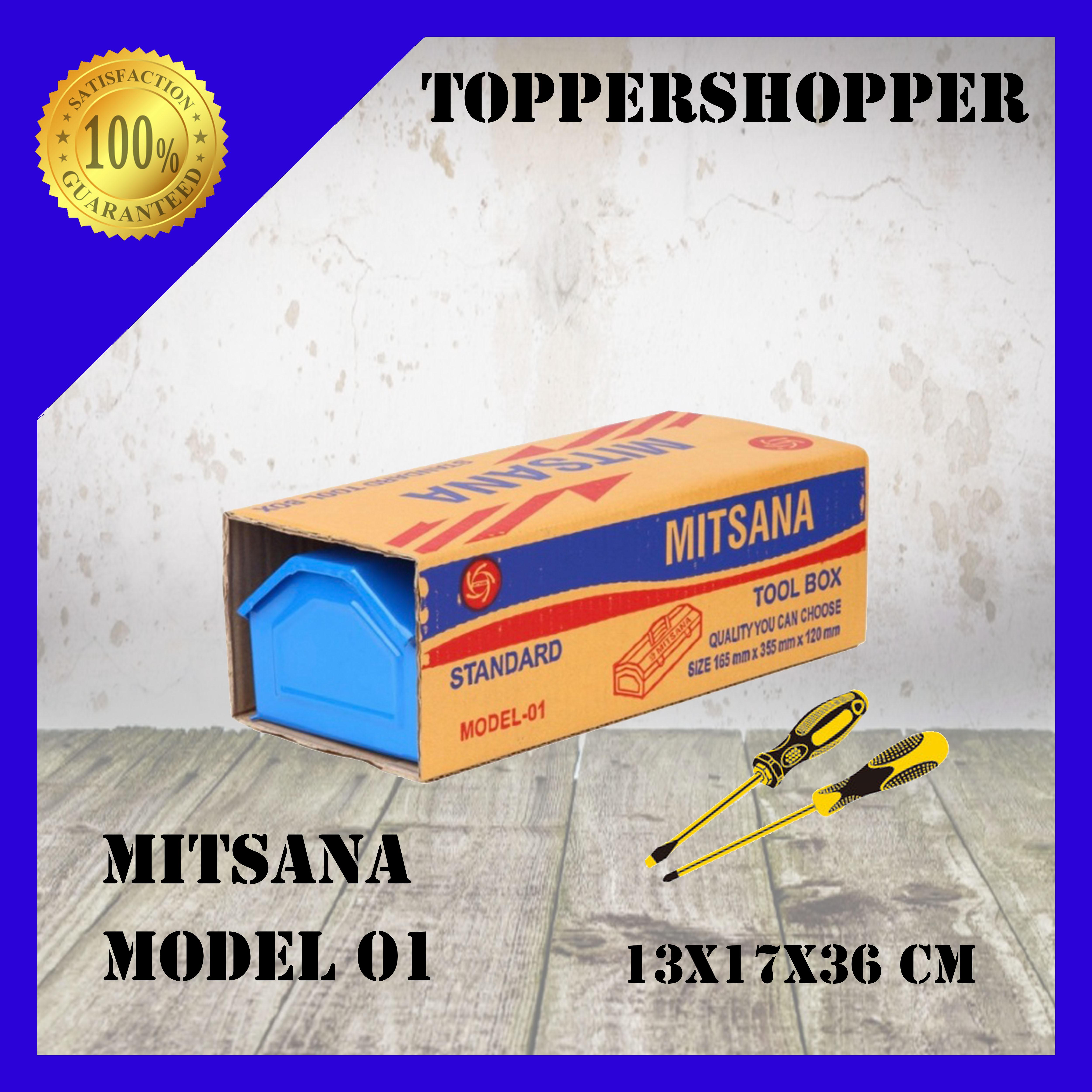 Mitsana 01 กล่องเครื่องมือ 1 ชั้น 14 นิ้ว