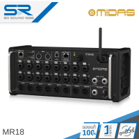 MIDAS MR18 Digital Mixer ดิจิตอลมิกเซอร์ 18 ช่อง CH input Multitrack มิกเซอร์ ดิจิตอล เครื่องผสมสัญญาณเสียง MR 18 MR-18