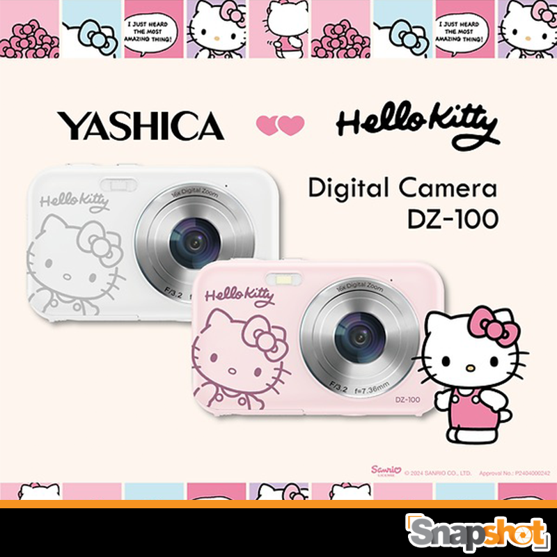 Yashica X Hello Kitty Digital Camera, 1 Year Warranty from the Center. ราคา 3,990 บาท*ส่งฟรี