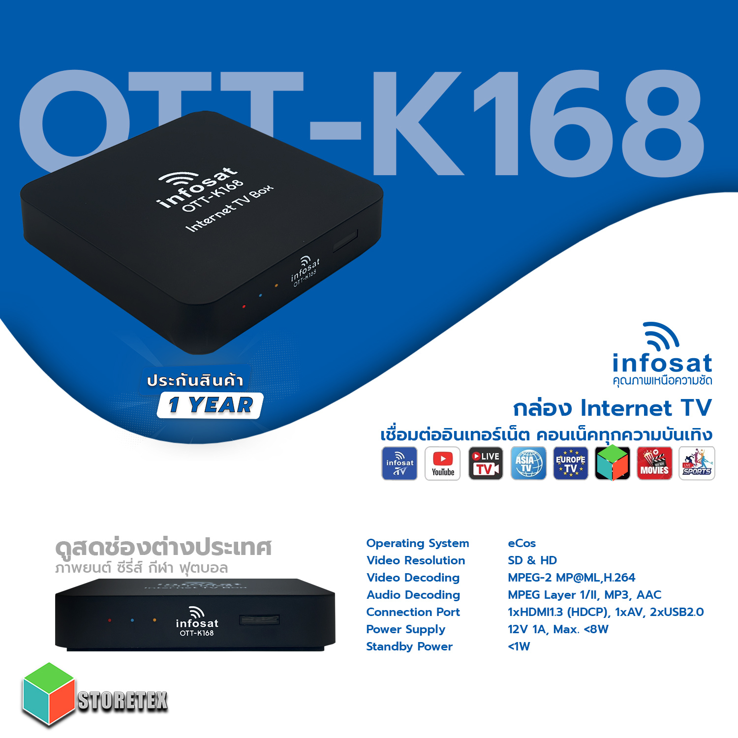 Infosat Android Box - ซื้อ Infosat Android Box ราคาดีที่สุดค่ะ