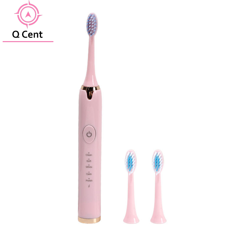 Q house (สินค้ามาใหม่) Electric tooth brush แปรงฟันไฟฟ้า แปรงฟันอัตโนมัติ ทำความสะอาดได้ล้ำลึก อ่อนโยนต่อเหงือก ZVS