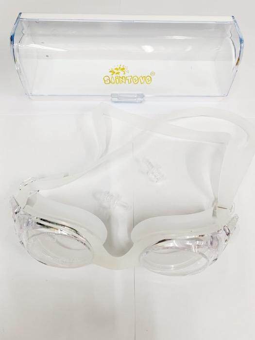แว่นตาว่ายน้ำ Swimming Goggles ป้องกัน UV และหมอก ฝ้า พร้อมกล่องเก็บแว่น 2020#