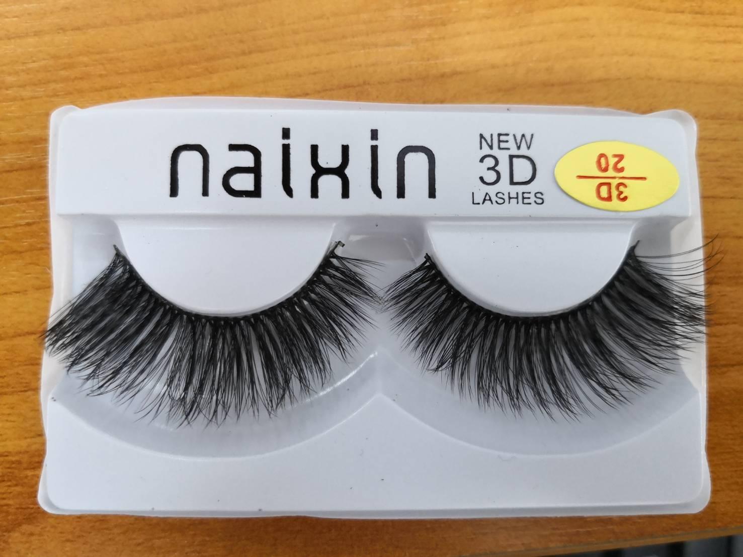 19.-3D NAIXIN ขนตาปลอมขนนิ่ม ไม่หนักตา คมทุกจุด ดูเป็นธรรมชาติ ราคาถูกขนตาปลอมยอดฮิต