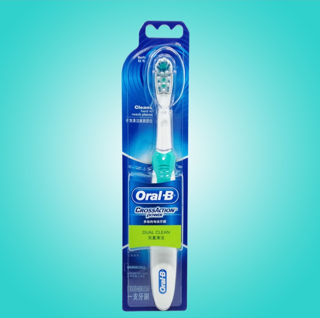 ?ของแท้ ถูกที่สุด? แปรงสีฟันไฟฟ้า Oral-B Cross action power Dual Clean