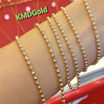 KMDGold สร้อยทองคำแท้96.5% มาตรฐานทองเยาวราช หนัก1บาท ลายอิตาลีชุบทองคำ
