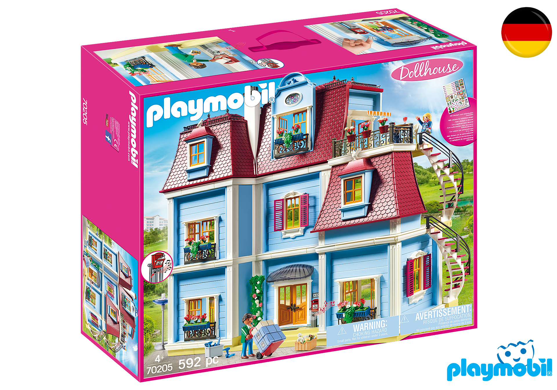 Playmobil 70205 Dollhouse Large Dollhouse Figure เพลย์โมบิล ดอลล์เฮ้าส์ คฤหาสน์ ราคา 8,491 บาท*ส่งฟรี