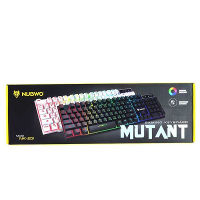 ดูภาพ คีย์บอร์ดเกมมิ่ง NUBWO NK-23 Mutant Gaming Keyboard ไฟ LED BACKLIGHT เพิ่มเติม คีย์บอร์ดเกมมิ่ง NUBWO NK-23 Mutant Gaming Keyboard ไฟ LED BACKLIGHT