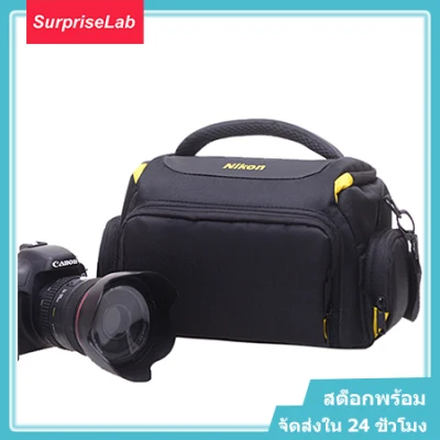 (จัดส่งภายใน 24 ชั่วโมง) SurpriseLab กันน้ำกล้อง DSLR กล้องกระเป๋าสะพายมืออาชีพกล้องดิจิตอลถุงเก็บถ่ายภาพกระเป๋าสำหรับกล้อง Nikon d3200 d90 d7000 d7100 d7200 d3300 d5300 อุปกรณ์เสริมสำหรับกล้อง Waterproof DSLR Camera Shoulder Bag