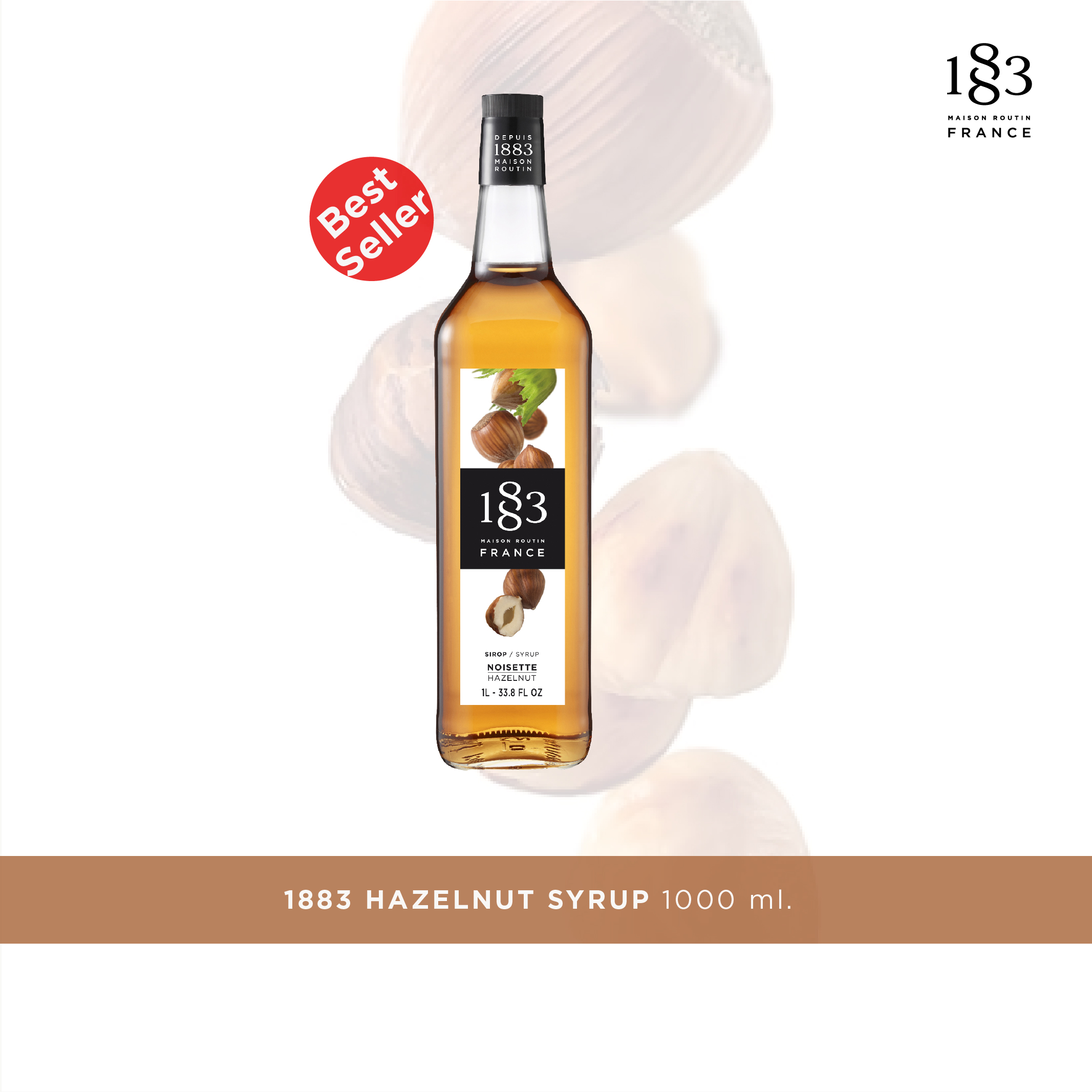 HAZELNUT SYRUP 1000 ml. (SKU 1718) ราคา 648 บาท*ส่งฟรี