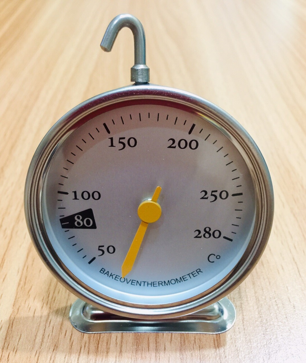Bake Oven Thermometer เครื่องวัดอุณหภูมิ ที่วัดอุณหภูมิในเตาอบ หน้าปัดและตัวเลขใหญ่พิเศษ เทอร์โมมิเตอร์ อุปกรณ์ทำขนม ใช้ในการวัดอุณหภูมิเตาอบ ช่วงการวัด 50-280 องศาเซลเซียส
