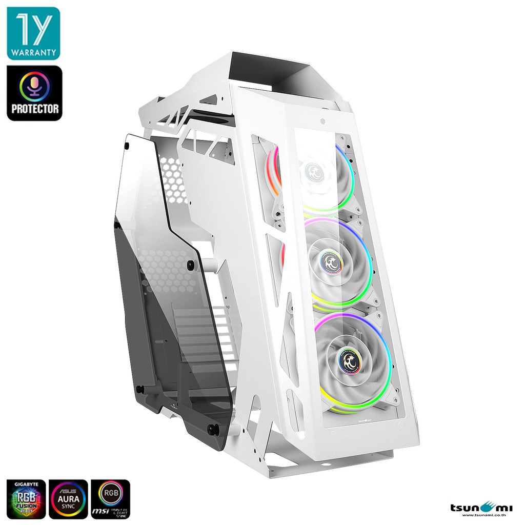 Tsunami ATX Case (NP) Protector Titan (White)(Black)