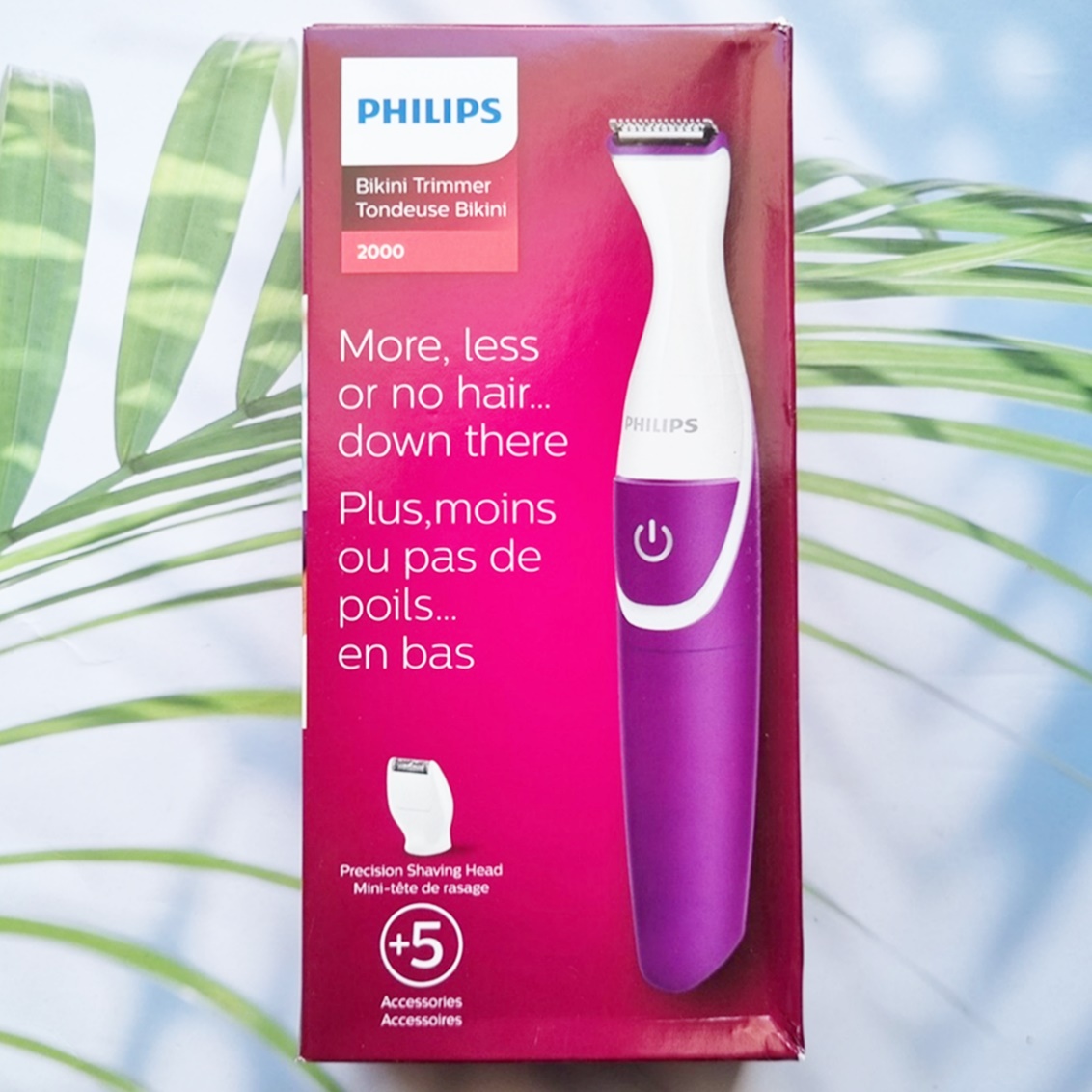 ฟิลิปส์เครื่องโกนขนไฟฟ้า สำหรับผู้หญิง เครื่องเล็มขน บิกินี Bikini Trimmer 2000 (Philips®) ราคา 3,298 บาท*ส่งฟรี