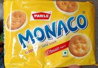 Parle Monaco Salted Biscuits - Classic Regular แพ็ค 200 กรัม Recipe Taste Price | Monaco Piri Piri Biscuit