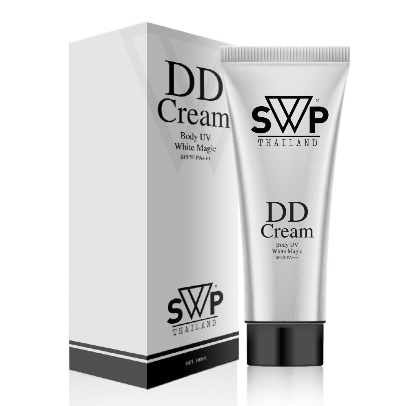 [ของแท้100%] SWP Beauty House DD Cream UV Magic Mint SPF 50 PA+++ ดีดี ครีม สีเขียว ขนาด 100 ml. ( จำนวน 1 กล่อง )