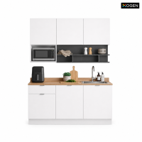 MOGEN รุ่น URBANA PLUS_180229_WF27 ชุดครัวสำเร็จรูป รุ่น URBANA ขนาด 180 ซม.  พร้อมอ่างซิงค์และอุปกรณ์