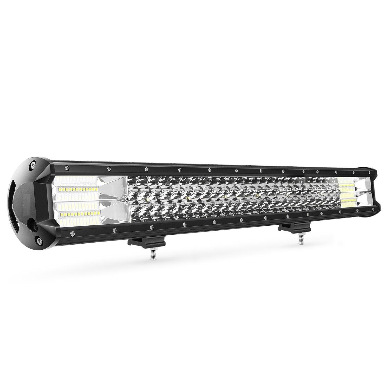 [High Quality] 360W 26 INCH. Tri-row LED Light Bar LED ไฟรถยนต์บาร์ยาว ไฟหน้ารถ ไฟรถส่องสว่าง 360 วัตต์ ขนาด 26 นิ้ว รุ่น SuperBright คุณภาพสูง มีประกันสินค้า เเสงขาว จำนวน 1 โคม