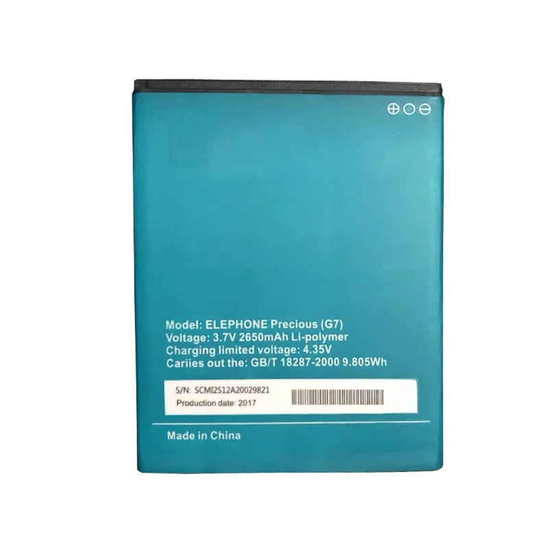 New brand 2650mAh ELEPHONE PECIOUS G7 A cell ราคา 631 บาท*ส่งฟรี