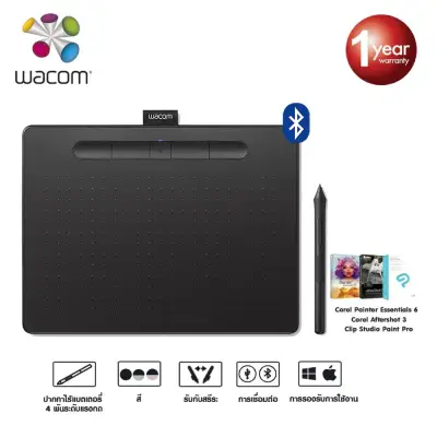 Wacom Intuos Pen Medium with Bluetooth (CTL-6100WL/K0-CX) - Black