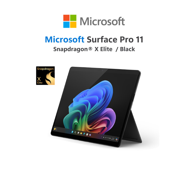 Surface Pro 11/Snapdragon X Elite/16Gb/1Tb /Black/Windows 11Home ราคา 90,090 บาท*ส่งฟรี
