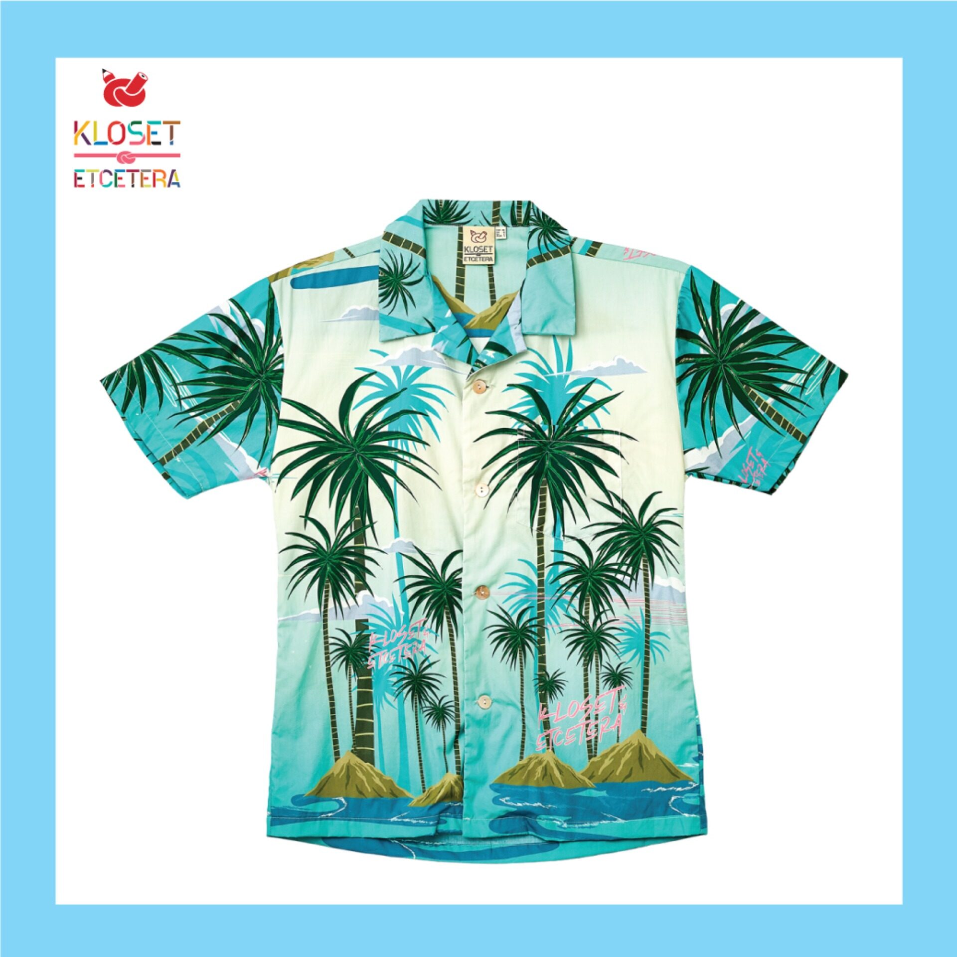 Kloset Etcetera Hawaii Shirt                                    เสื้อเชิ้ตฮาวาย เสื้อเชิ้ตแขนสั้น แฟชั่นผู้หญิง เสื้อแฟชั่น เสื้อผ้าผู้หญิง เสื้อผ้าผู้ชาย เสื้อเชิ้ตลำลอง