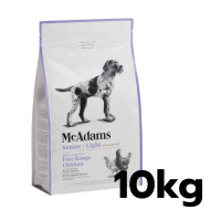 McAdams Senior/Light Free Range Chicken แมคอดัมส์ อาหารสุนัขสูงวัย/ลดน้ำหนัก สูตรไก่ฟรีเรนจ์ ไขมันต่ำ บำรุงข้อต่อ