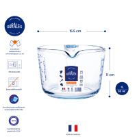 Duralex ถ้วยตวง tempered glass แก้วตวง เหยือกตวง Measuring Cup