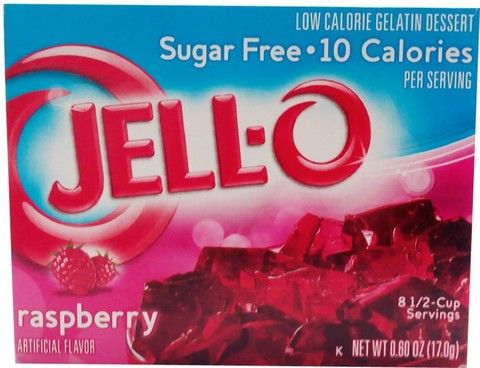 Jell-O Raspberry Sugar Free 17g