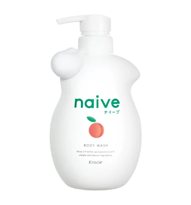 NAIVE BODY WASH (PEACH) 530 ML / ครีมอาบน้ำ กลิ่นพีช สะอาด ปลอดภัย ใช้ได้ทั้งครอบครัว