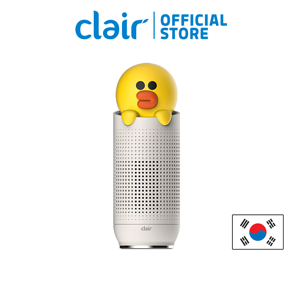 ★Clair x LINE FRIENDS★ Sally Portable Air Purifier เครื่องฟอกอากาศ with UV LED Sterilizer for Car, Airplane, Office, Room, HEPA Filter removes 99.9% Dust, Smoke, Odor with Activated Carbon Filter ราคา 2,742 บาท*ส่งฟรี