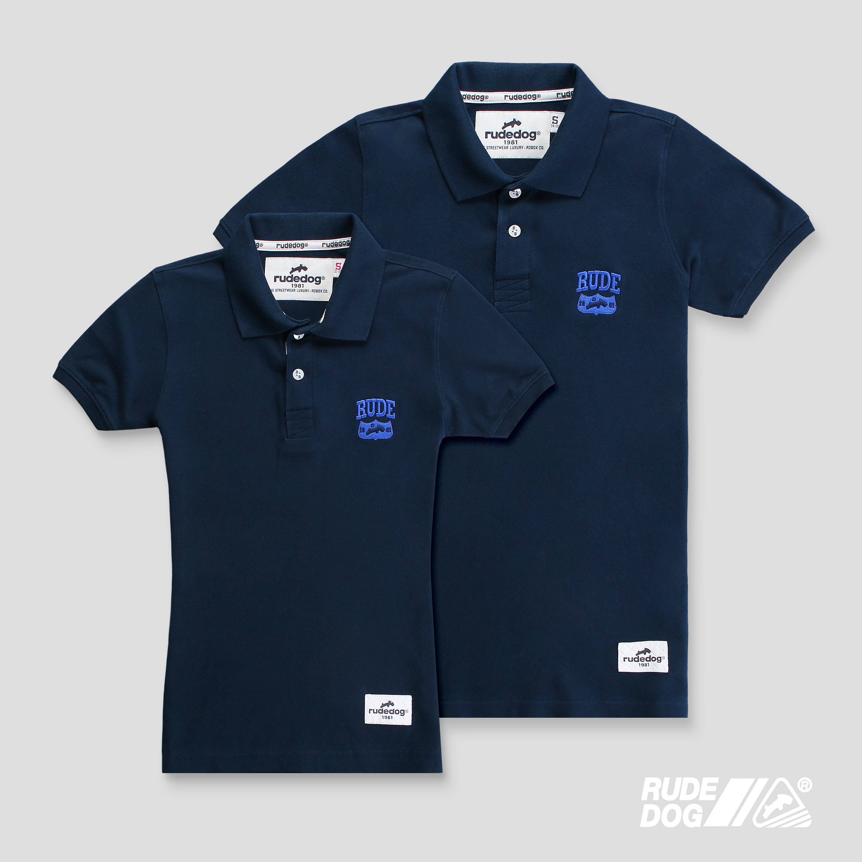 Rudedog เสื้อโปโล ผู้ชาย รุ่น ARMOUR (สาปเรียบ) (Men Polo)