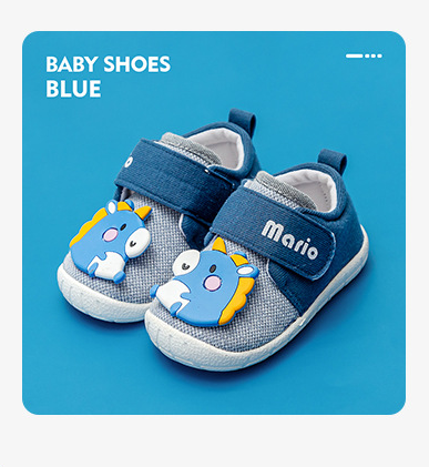 รองเท้าผ้าใบเด็กรองเท้าเด็กทารกลายการ์ตูน รองเท้าเด็กหัดเดินกันลื่นระบายอากาศรองเท้า
