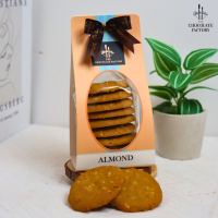 🍪คุกกี้ อัลมอนด์🍪ขนม อบกรอบ ผสมอัลมอนด์เต็มคำ Cookie Almond Chocolate Factory